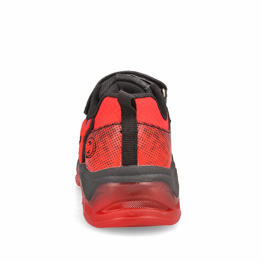 Zapatilla Ni&ntilde;o Bubblegummers Luces Spiderman Marvel Negro image number 2.0