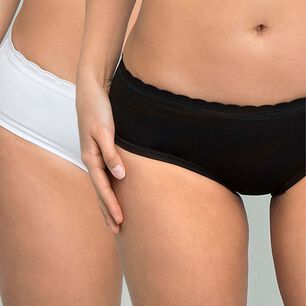 Pack Calz&oacute;n Maxi Algod&oacute;n Elasticado Mujer Intime / 2 Unidades