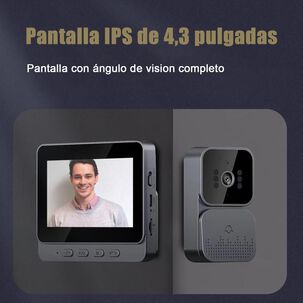 Timbre Inalámbrico Con Pantalla Lcd 4.3 Y Cámara Hd 1080p