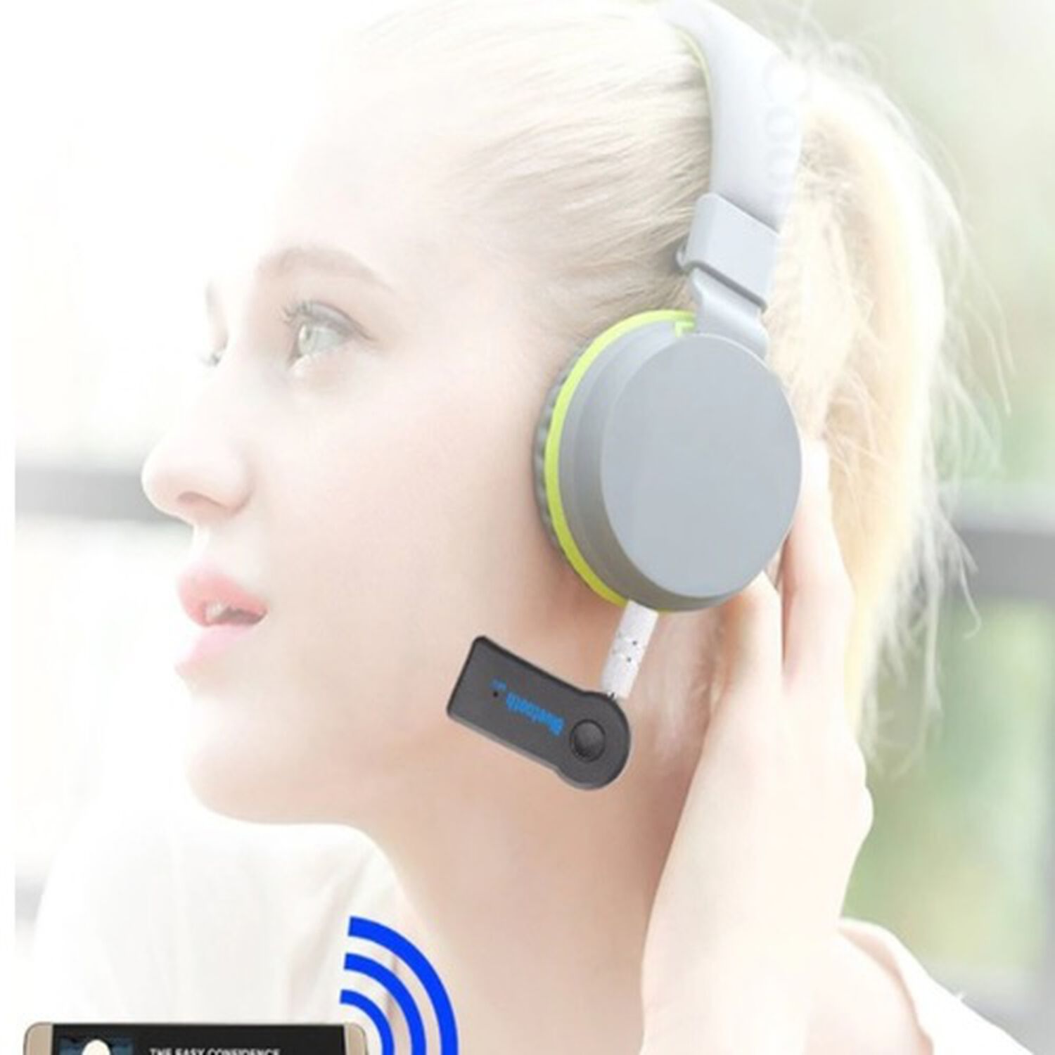 Adaptador Transmisor Receptor Bluetooth Auxiliar Radio Auto Jack 3.5 Plug image number 6.0