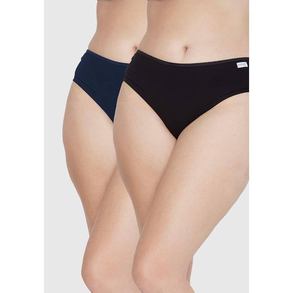 Pack 2x Pantaleta Algod&oacute;n P214184-azu Kayser image number 0.0