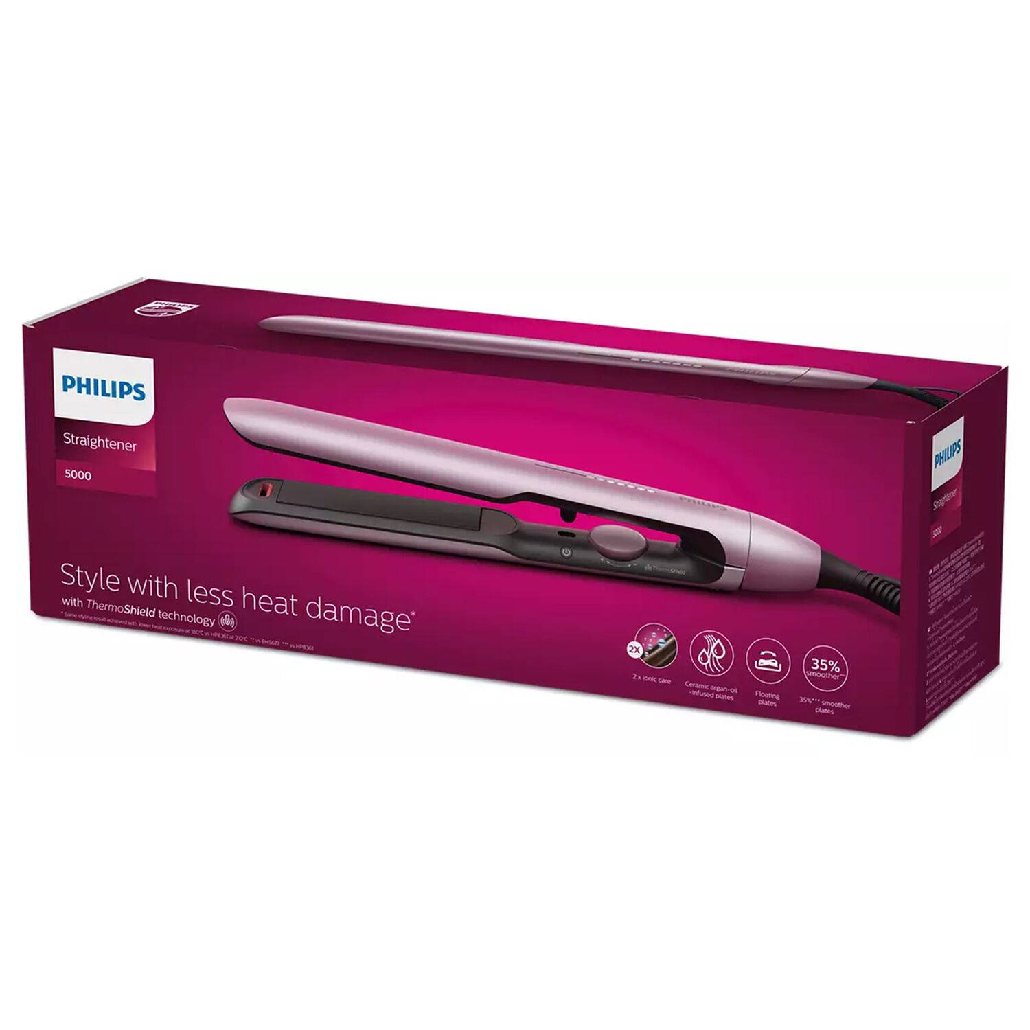 Plancha Para El Cabello Philips Bhs530/00 image number 2.0