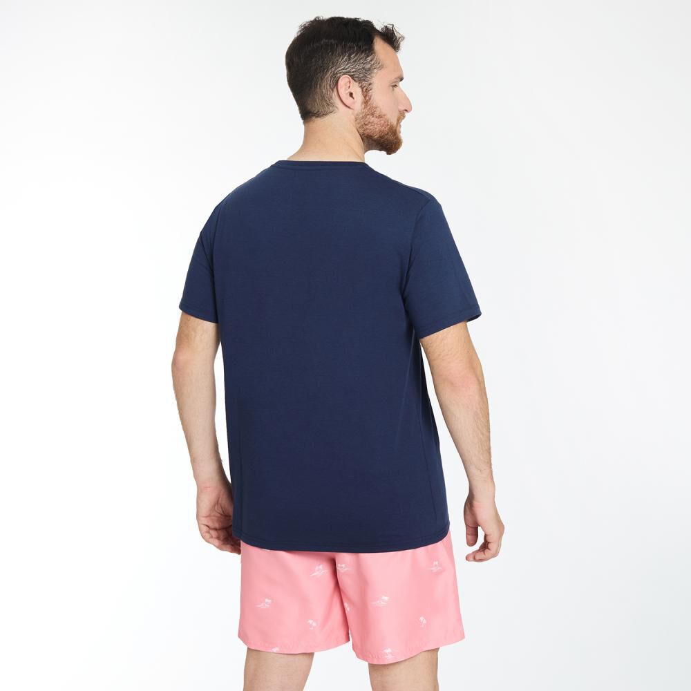 Polera Regular Manga Corta Cuello Redondo Hombre Herald image number 3.0