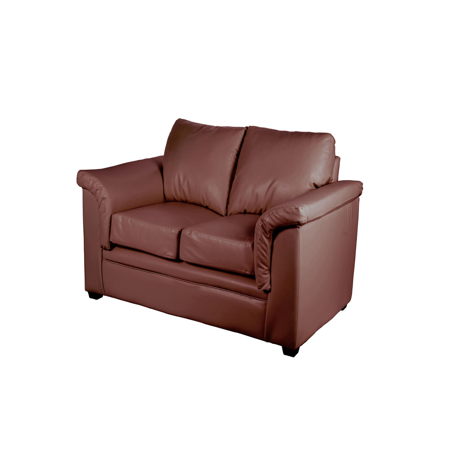 Sofa Ancona 2 Cuerpos Pu Grano Chocolate image number 1.0
