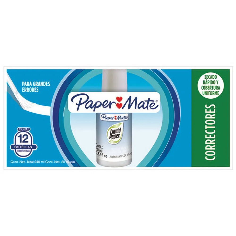 Liquid Paper Botella 20 Ml Paper Mate Blanco Secado R&aacute;pido image number 2.0