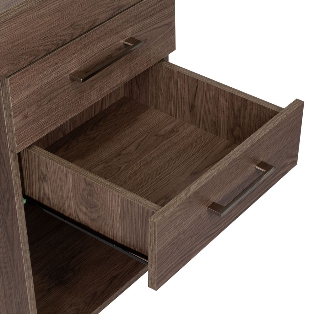 Escritorio Fm Con 2 Cajones Caf&eacute; Oscuro 75x120x45,7 Cm image number 4.0