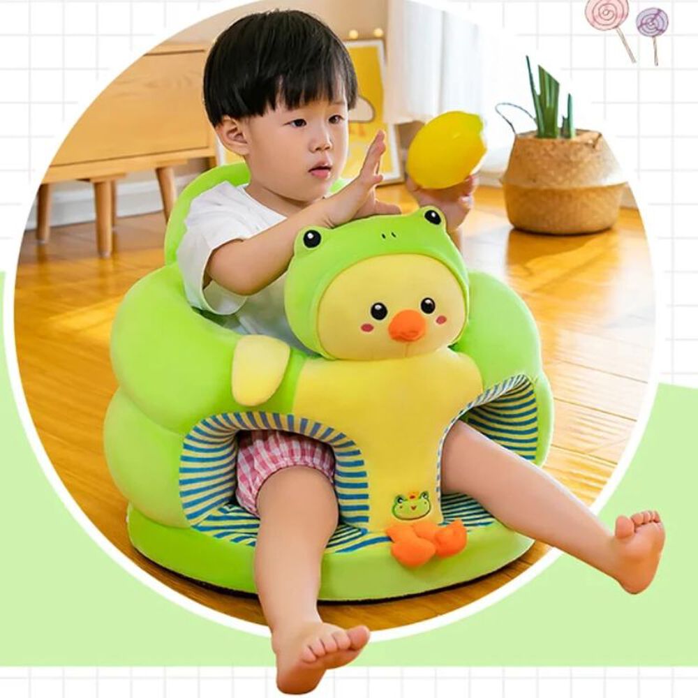 Asiento De Bebé Acolchado De Peluche Seguridad Anticaida image number 3.0