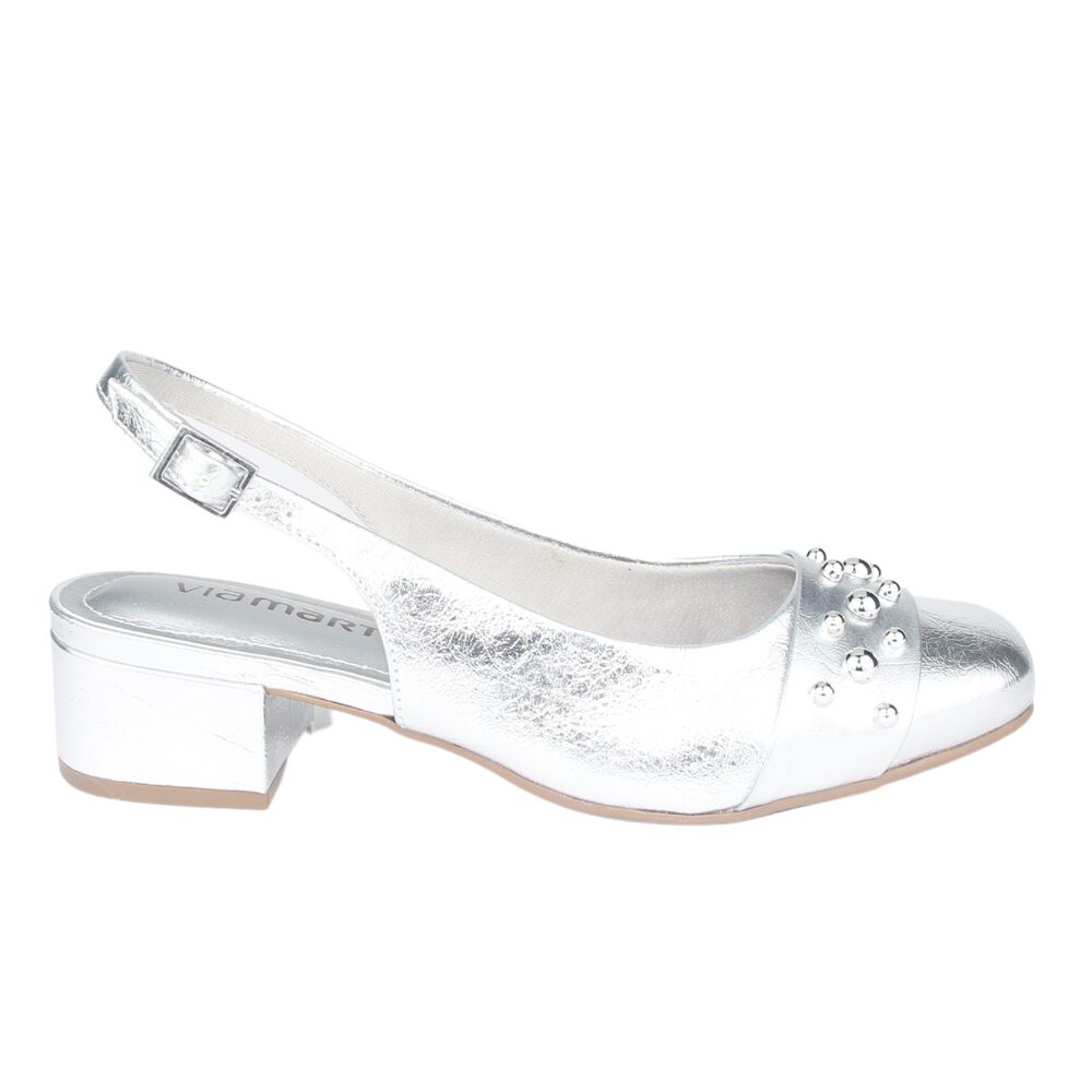 Zapato Via Marte Mujer 070-008-01 Plateado Casual image number 0.0