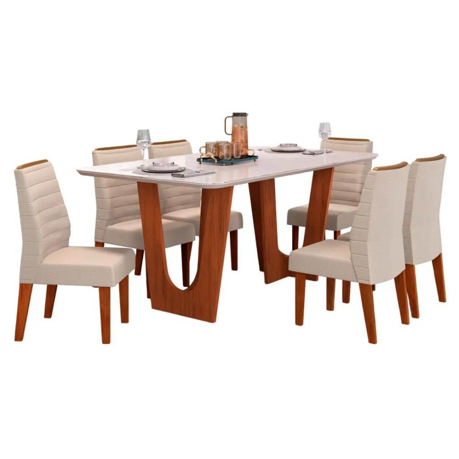 Juego De Comedor Altavision Nala / 6 Sillas image number 0.0