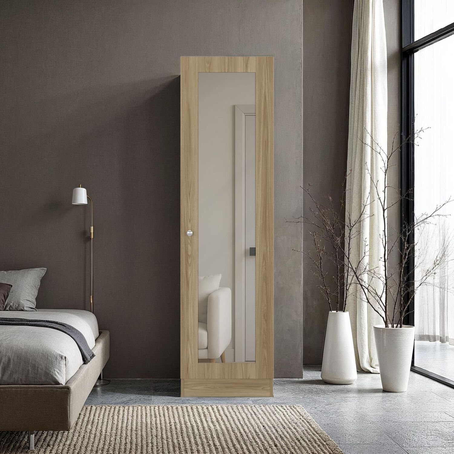 Closet 1 Puerta Con Espejo 180,1x49,1x30,2 Cm image number 4.0