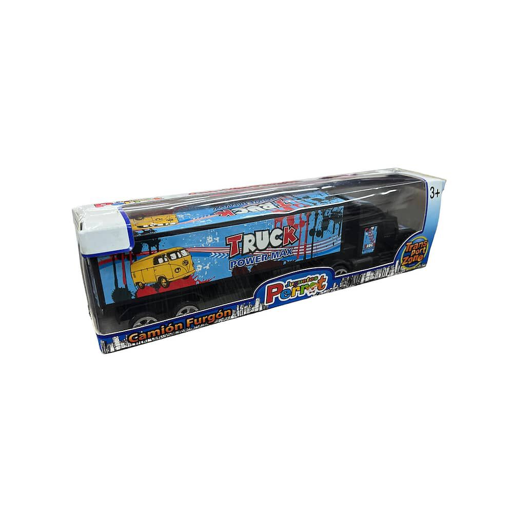 Juguete Camion Trailer Furgon Friccion image number 3.0