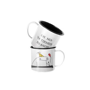 Taza Enlozada Lechera Feliz Cumple! Ya Tienes 30 A&ntilde;os