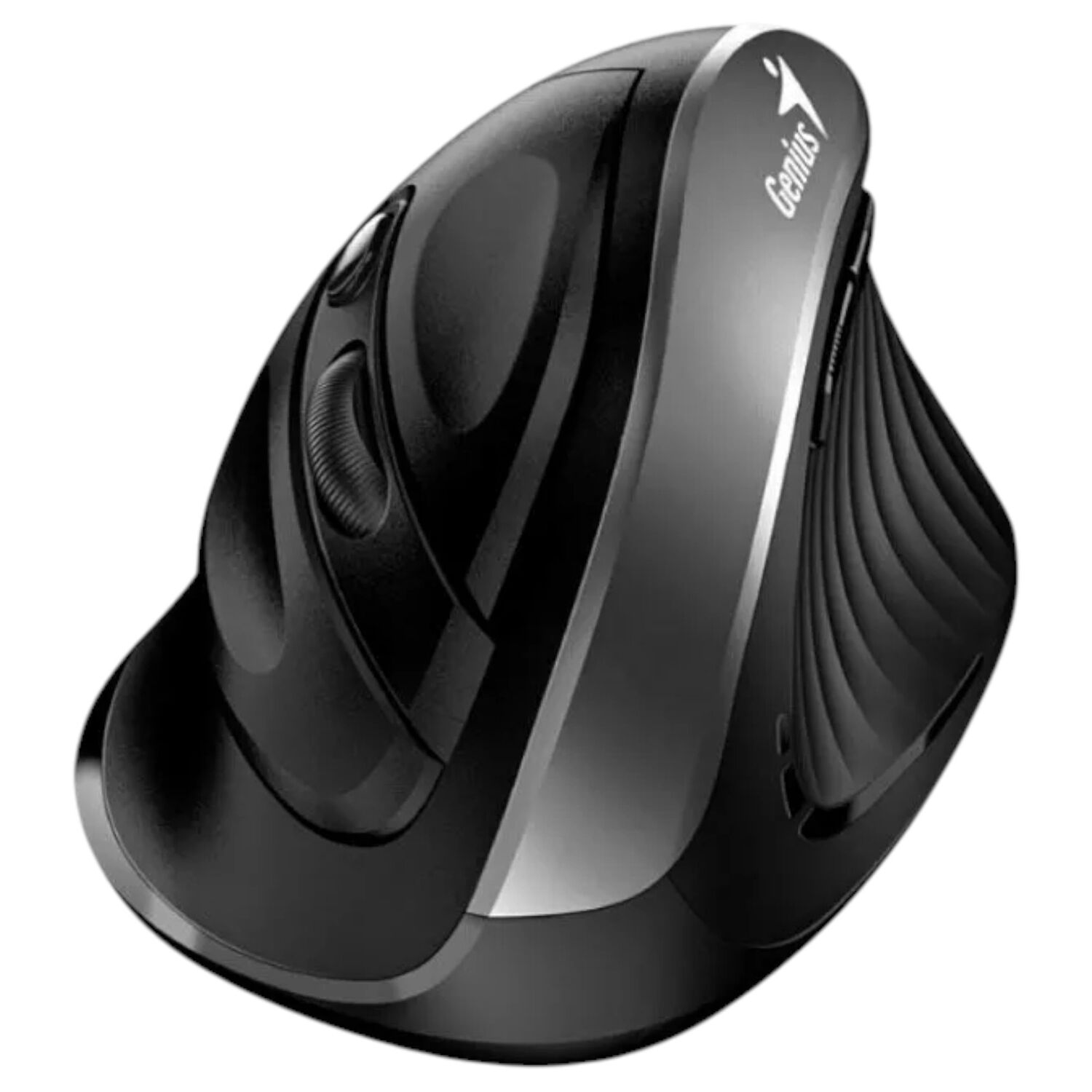 Mouse Genius Ergo 8250s Vertical Inal&aacute;mbrico Silver Grey image number 5.0