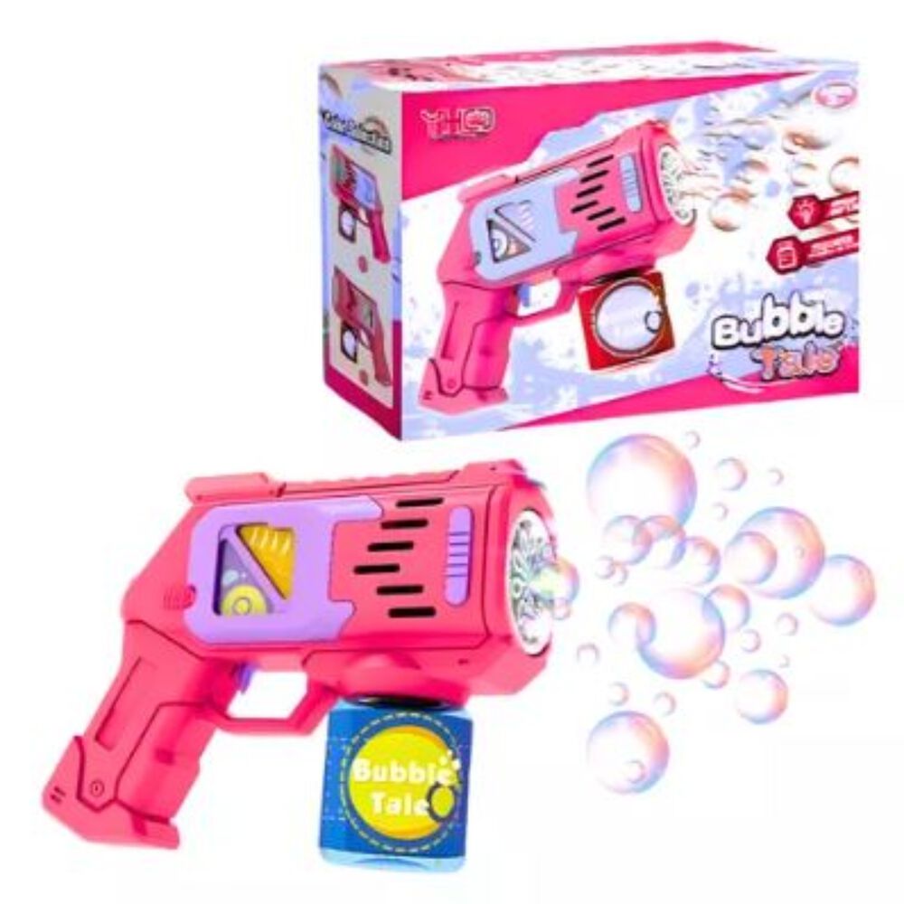 Pistola Lanza Burbujas Con Lucesrosado image number 0.0