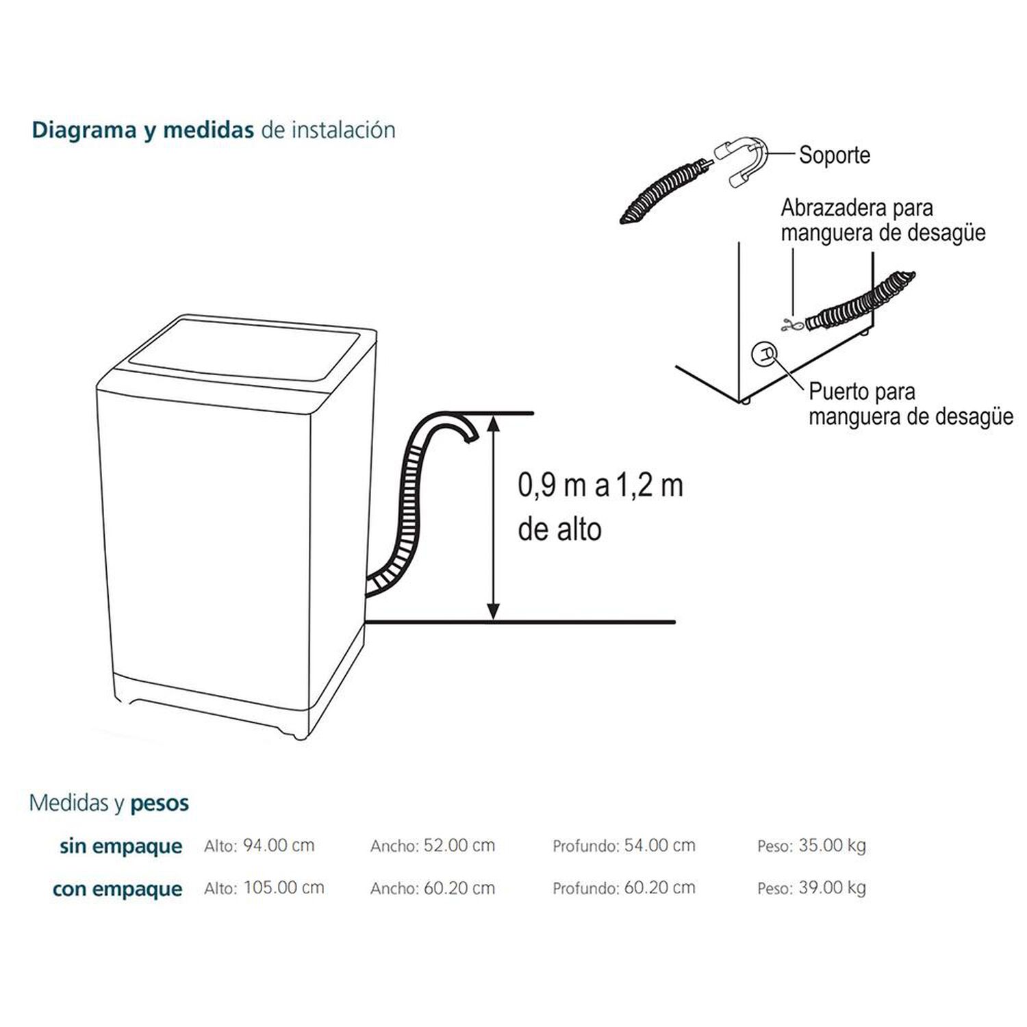 Lavadora Mabe LMA9520WDGCL0 / 9,5 Kg image number 6.0