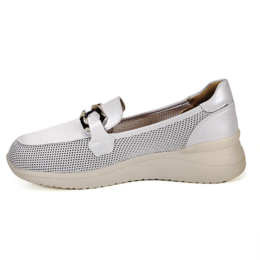 Mocasín Cuero Zully Blanco image number 4.0