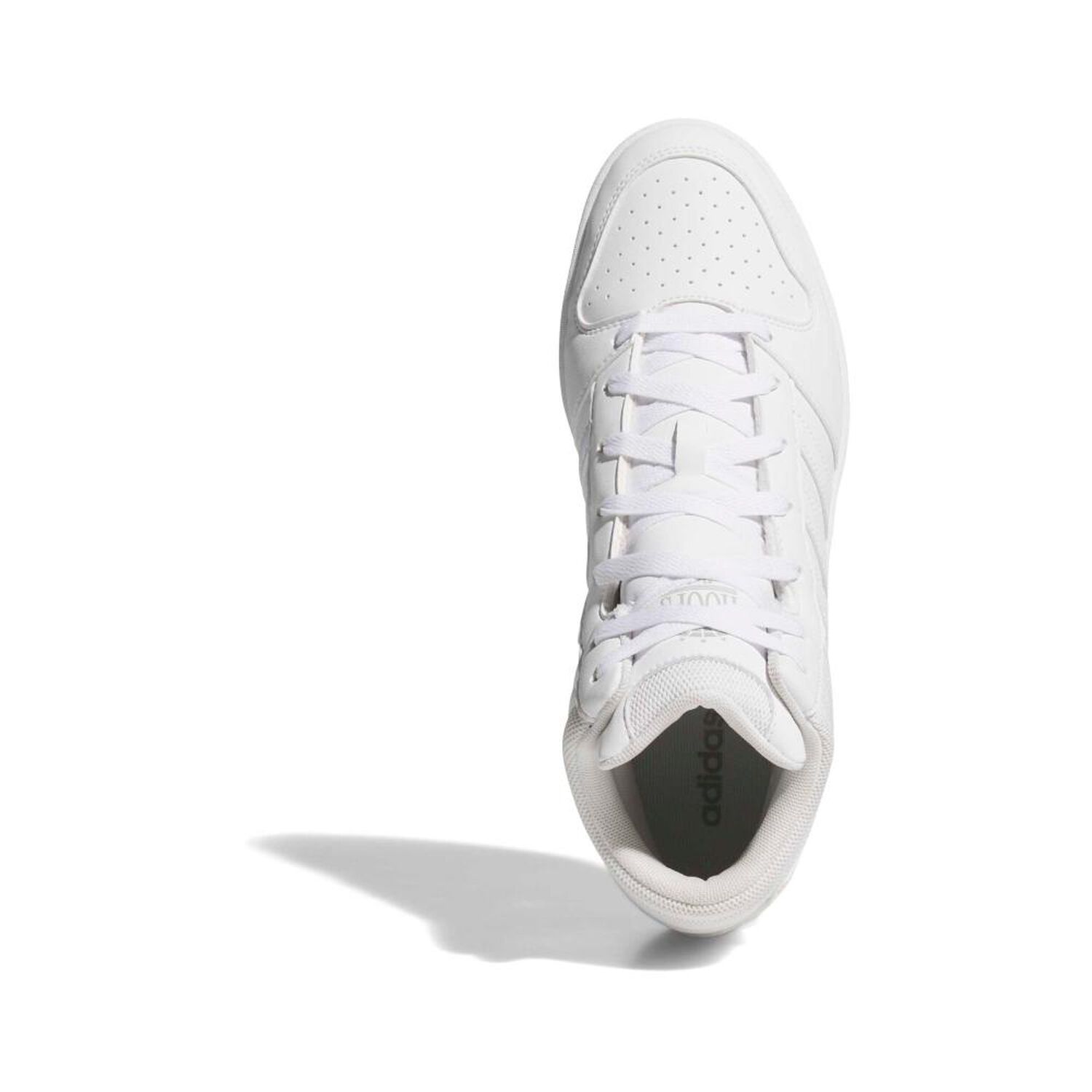 Zapatilla Basketball Hombre Adidas Hoops Mid Classic Blanco image number 13.0