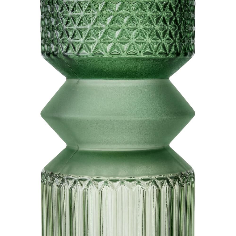 Florero De Vidrio Verde D1 Belle Noite / 24.5 Cm image number 1.0