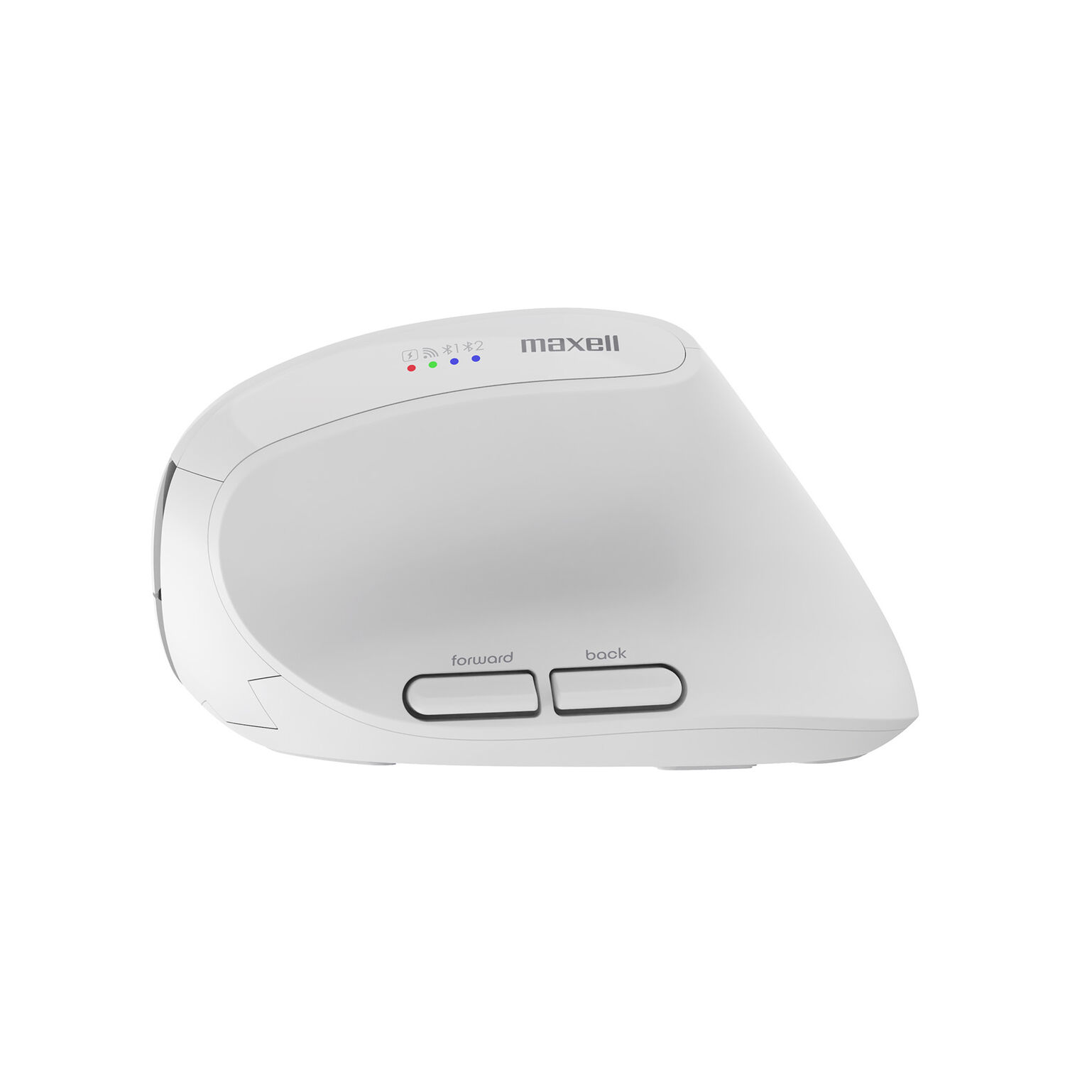 Mouse Vertical Bluetooth Ergon&oacute;mico Maxell 2400 Dpi Inal&aacute;mbrico Blanco image number 2.0
