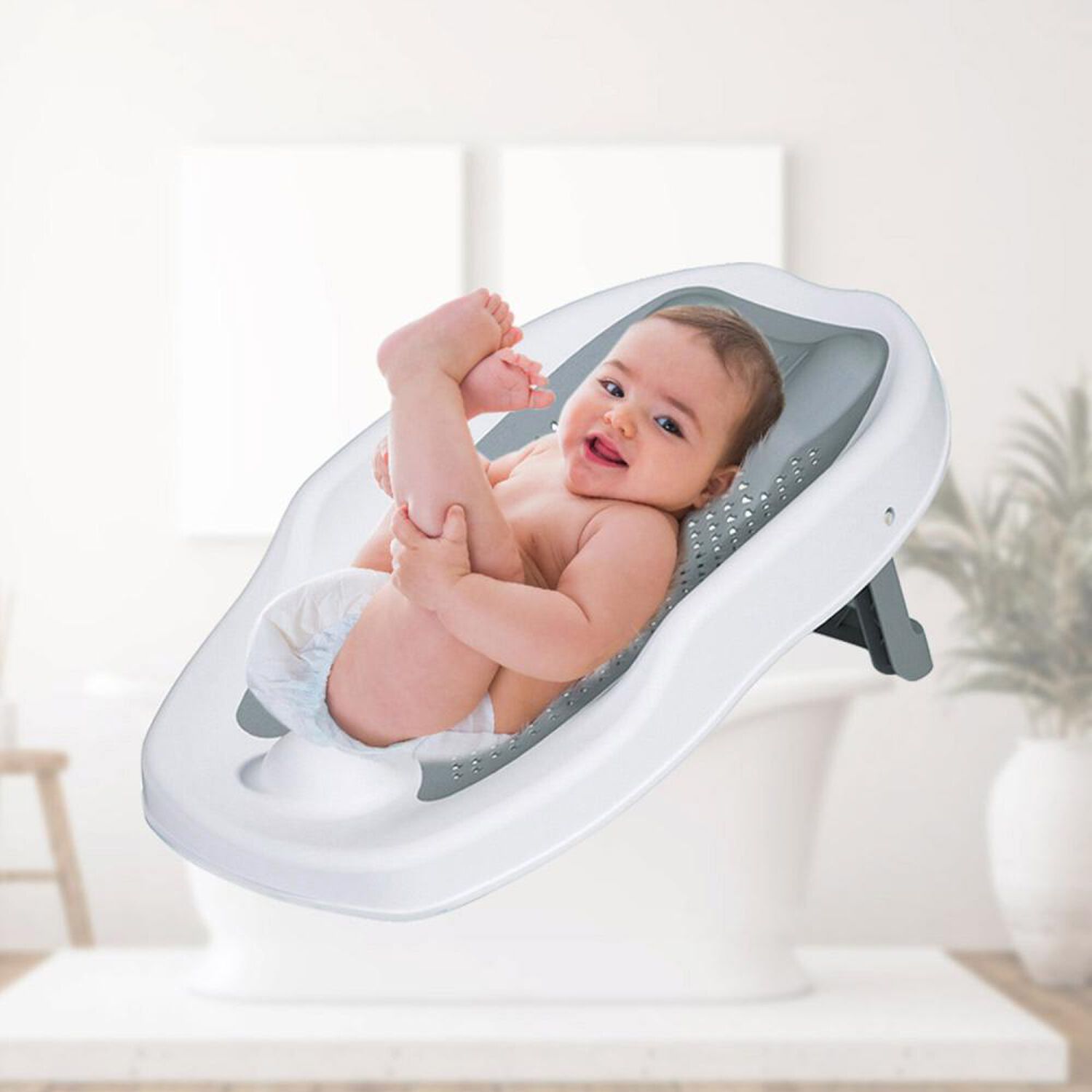 Adaptador Para Tina Bebesit Ba&ntilde;era Bebe Soporte Gris image number 1.0