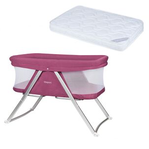 Cuna Mois&eacute;s Port&aacute;til Dreams Pink + Colch&oacute;n