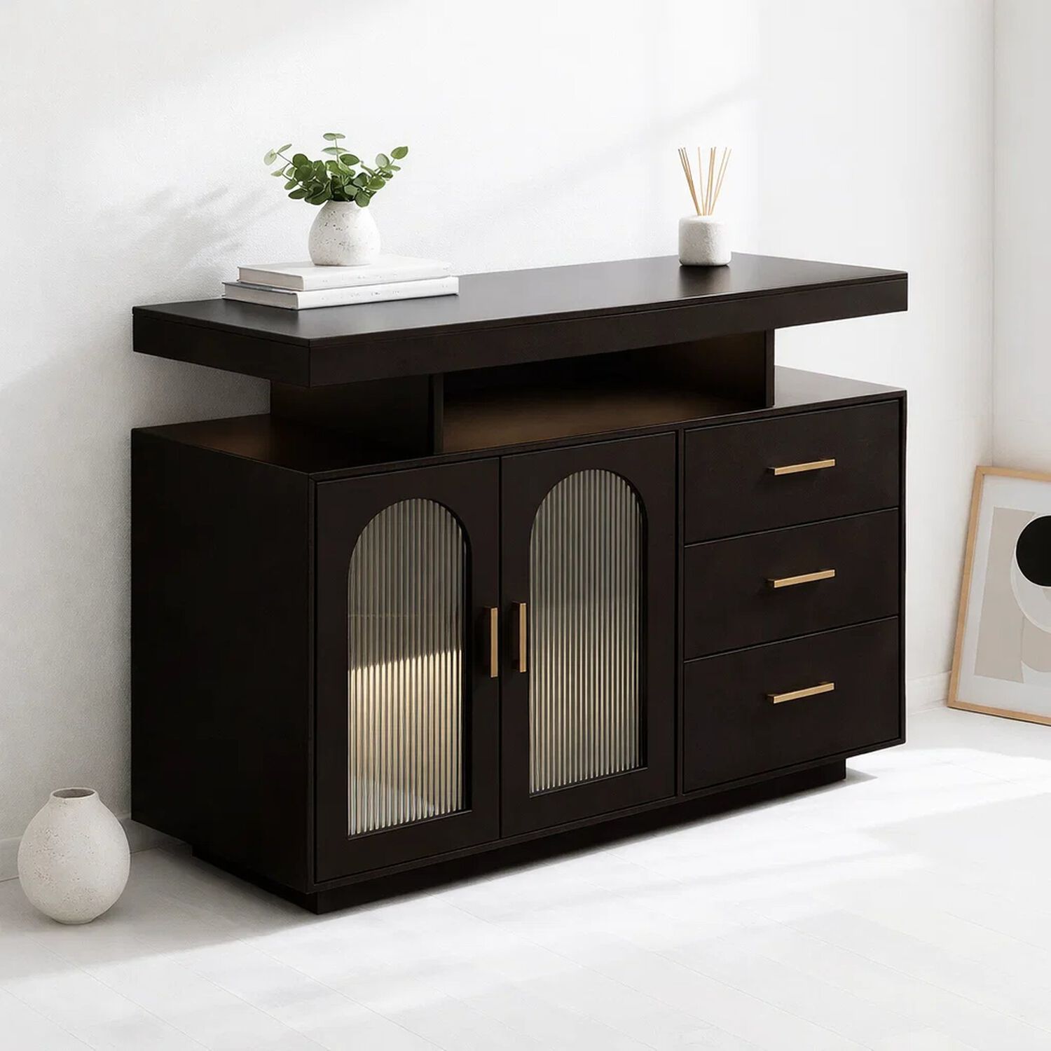 Mueble Cafetero Glasslight Con Led image number 1.0