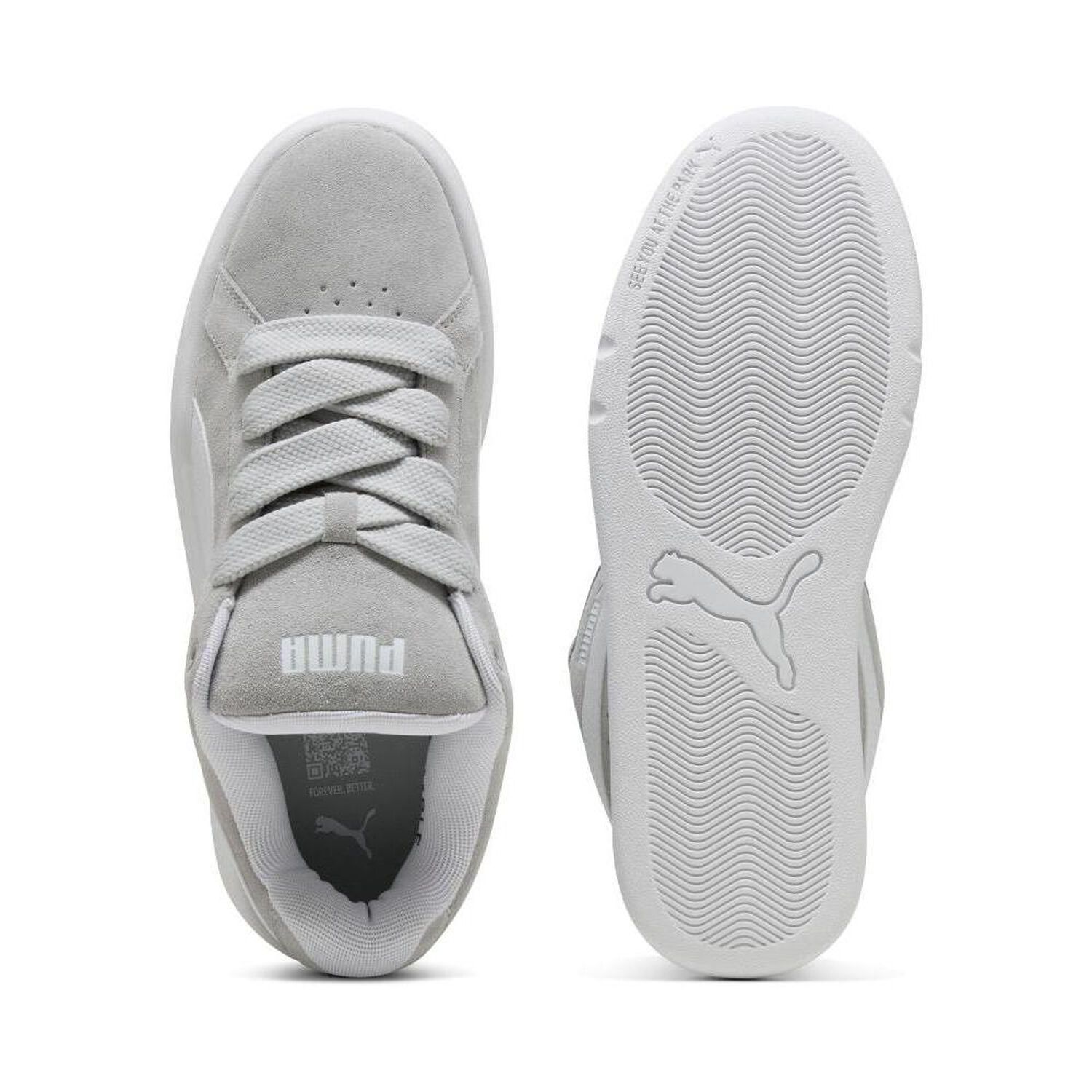 Zapatilla Urbana Mujer Puma Park Lifestyle Easy Sd Wns Gris image number 4.0