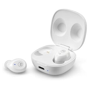 Audifonos Bluetooth Tw Ipx5 Recargables Moto Buds 105 Blanco