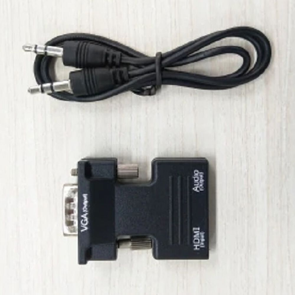 Adaptador Hdmi A Vga Y Audio Plug Jack 3,5 Convertidor A Hdmi Hembra A Vga Macho image number 6.0