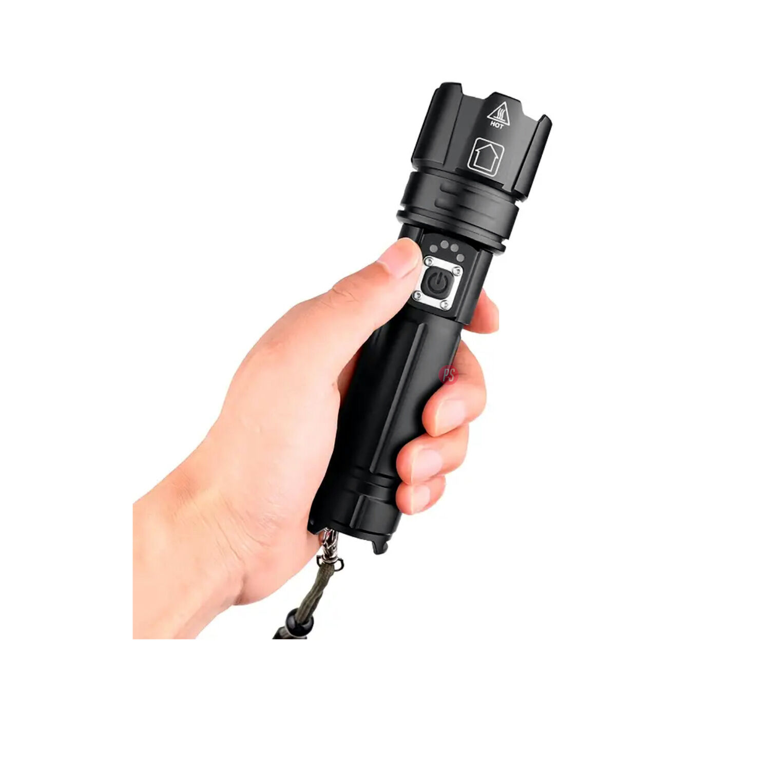 Linterna Led Zoom Telesc&oacute;pico 16cms Resiste Agua - Ps image number 2.0