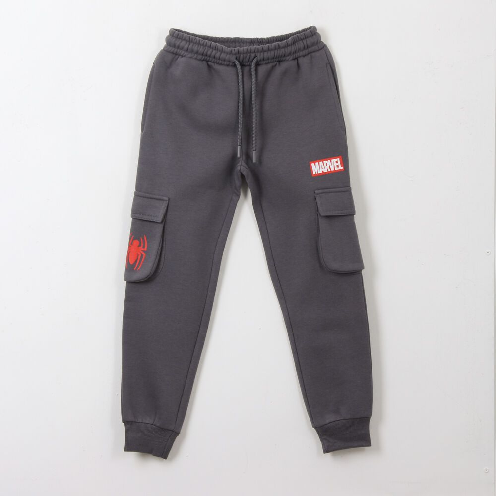 Pantal&oacute;n De Buzo Ni&ntilde;o Cargo Spiderman Gris Marvel image number 0.0