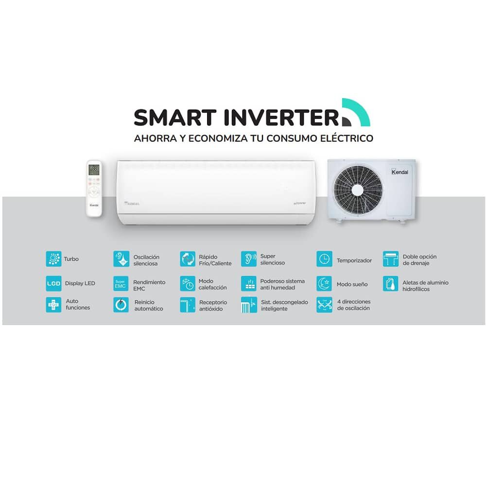 Aire Acondicionado Split Frio-calor Inverter 24.000 Btu Wifi Kendal image number 4.0