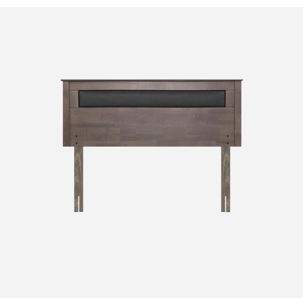 Cama Europea Rosen New Style 4 Plus / 2 Plazas / Base Dividida  + Respaldo Ferrara Gris image number 2.0