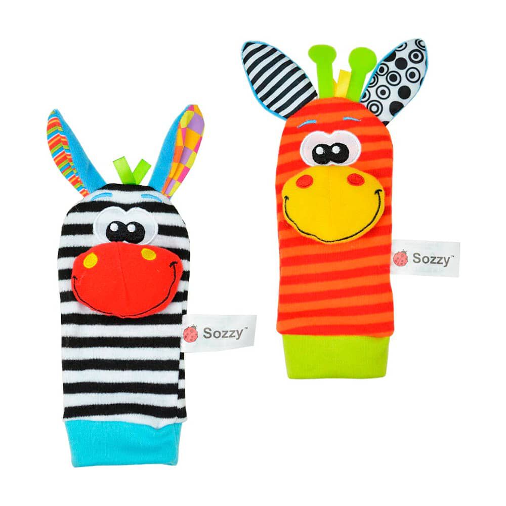 Calcetin Sonajero Para Bebe Estimulaci&oacute;n Temprana Cascabel image number 0.0