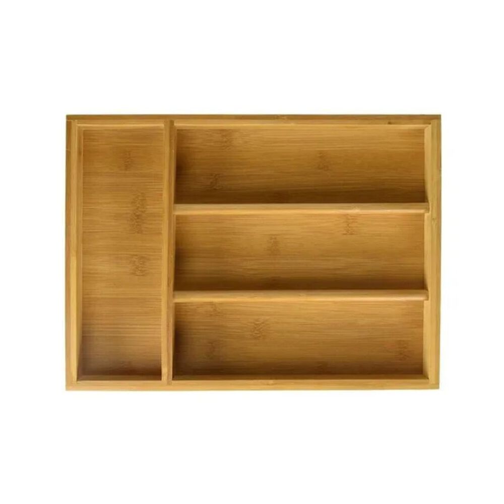 Organizador De Cubiertos Multiusos Cubiertero De Bamb&uacute; image number 0.0