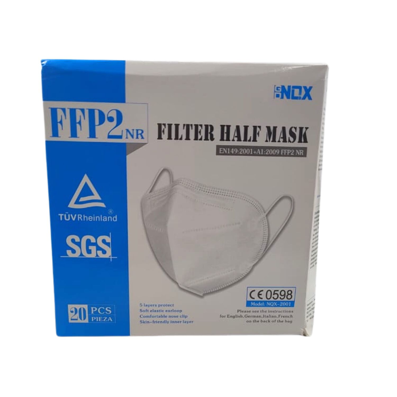 Pack Mascarilla Ffp2nr 20 Unidades image number 0.0