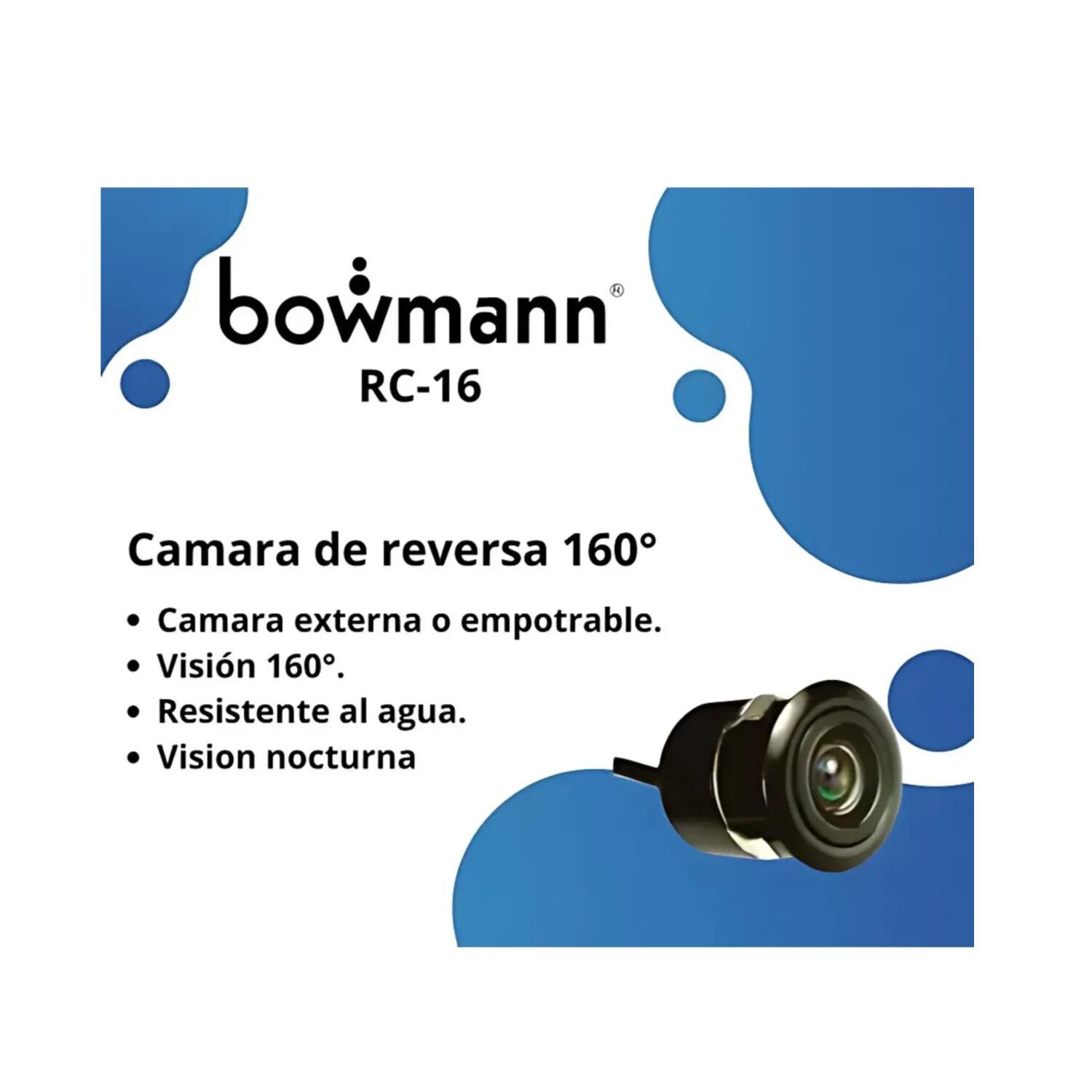 Camara De Retroceso Para Automovil Con Cableado Rc-16 Bowmann image number 3.0