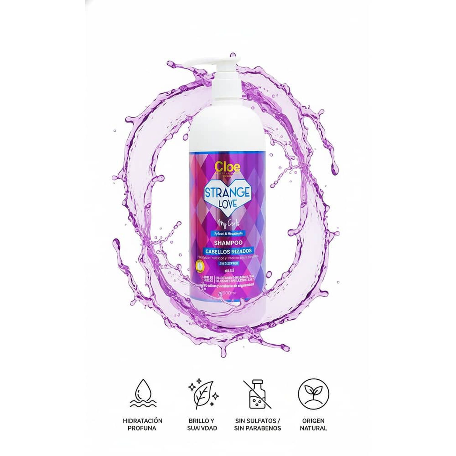 Shampoo Strange Love Cloe 1000ml image number 2.0