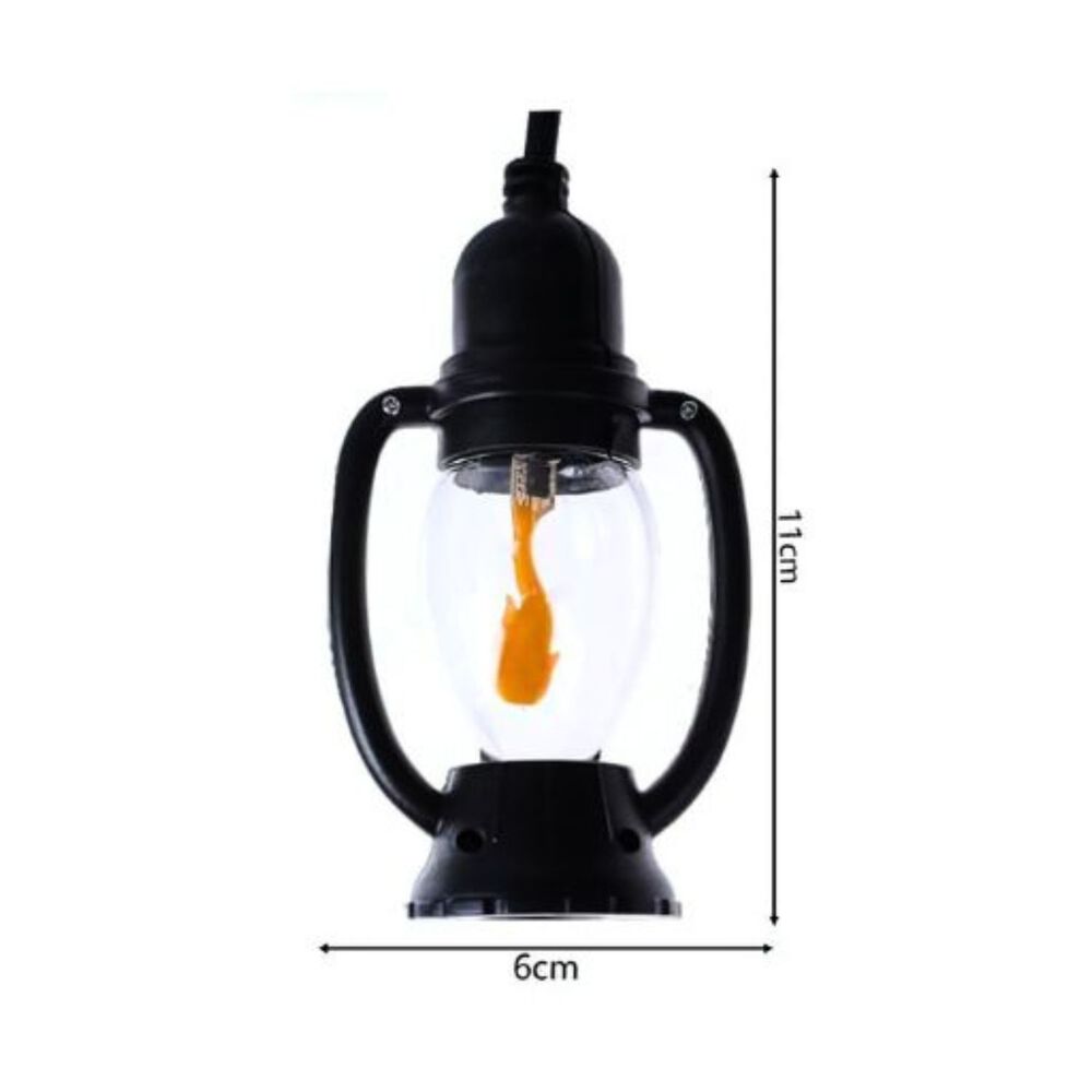 Luces Guirnalda 10 Lampara Farol Llama Led Calida 5 Mts image number 2.0