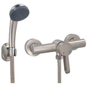 Monomando Llave Grifo De Ducha De Acero Inoxidable Modelo Rizzo Marca Stretto