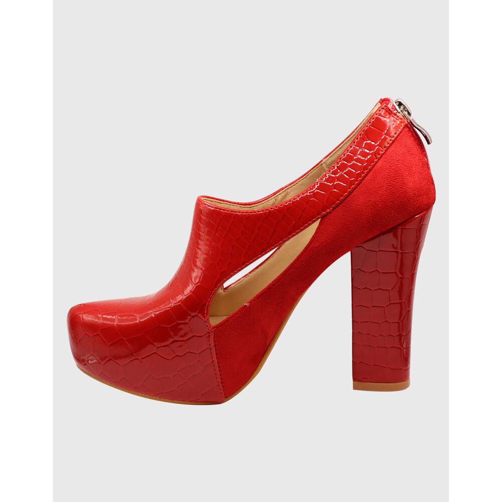 Zapato Taco Who Rojo image number 2.0
