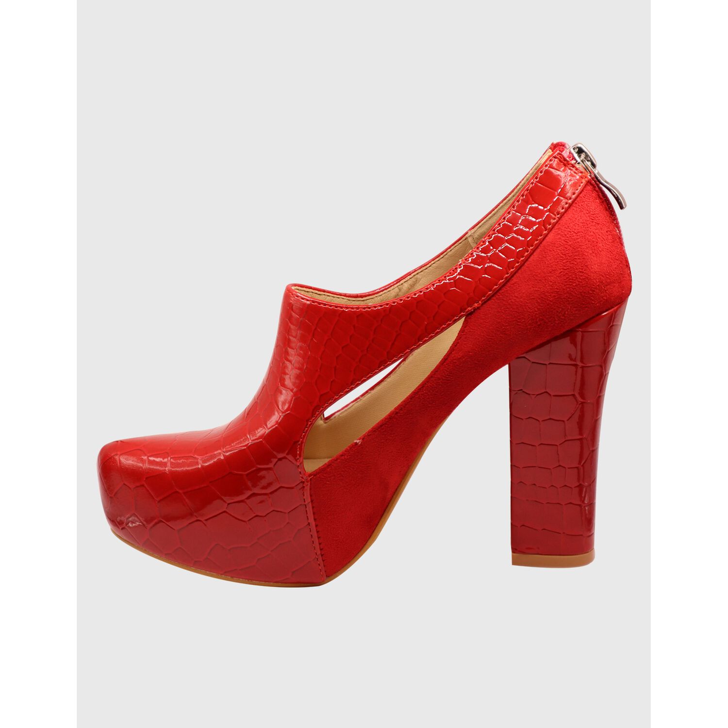 Zapato Taco Who Rojo image number 2.0