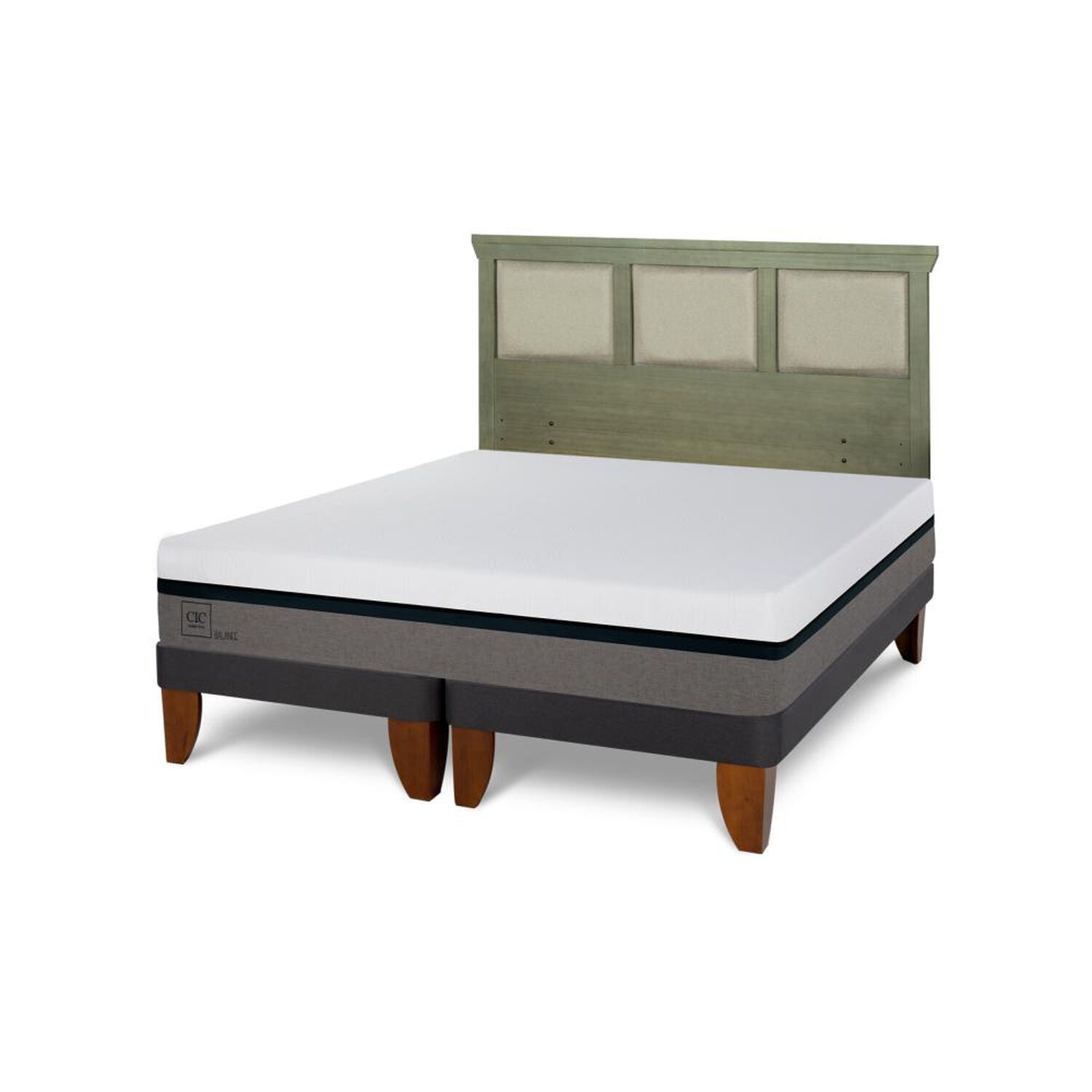 Cama Europea Cic Balance / 2 Plazas / Base Dividida + Respaldo image number 5.0