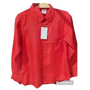 Camisa Roja Roja Talla Adulto Y Niño