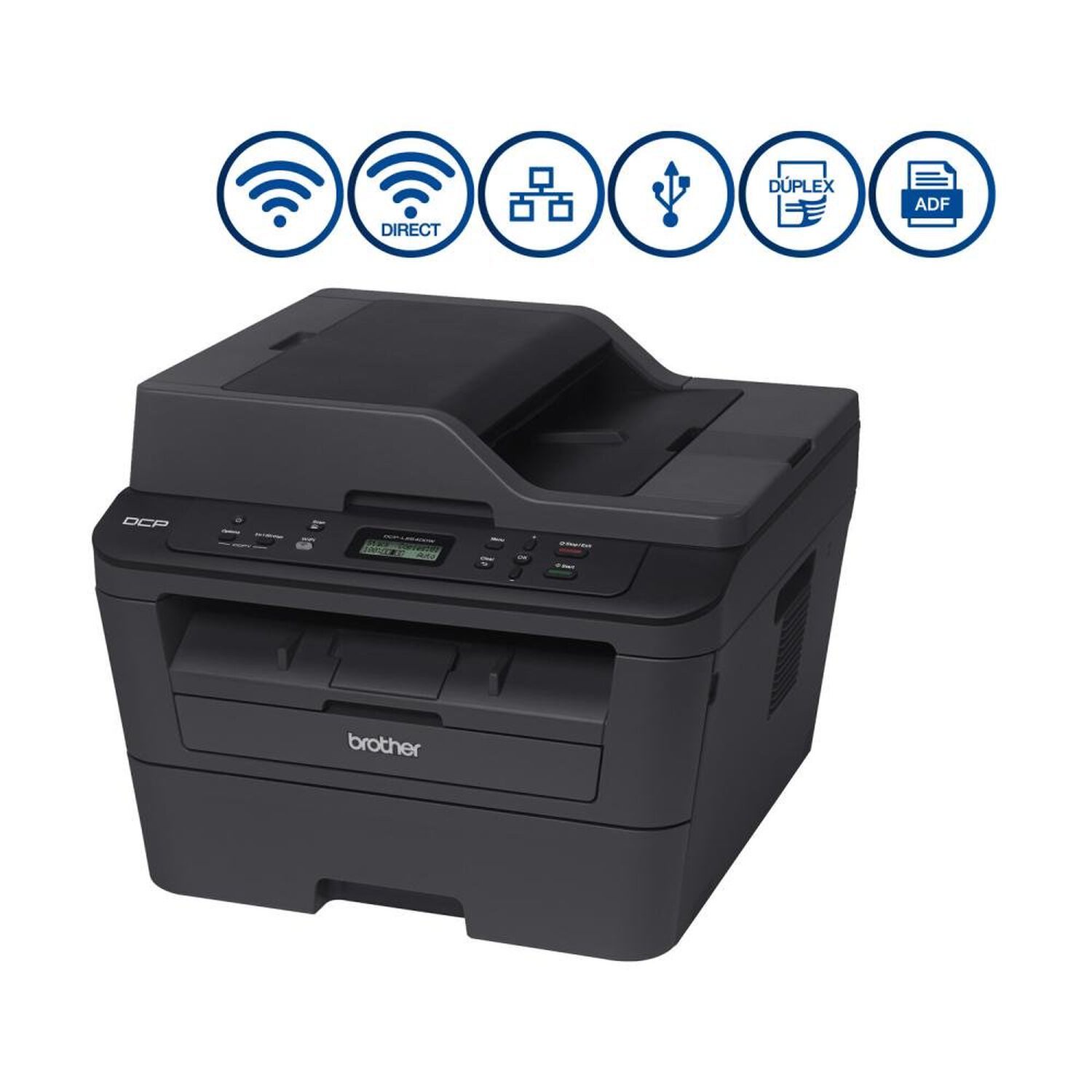 Impresora Multifuncional Brother DCP-L2540 DW image number 2.0