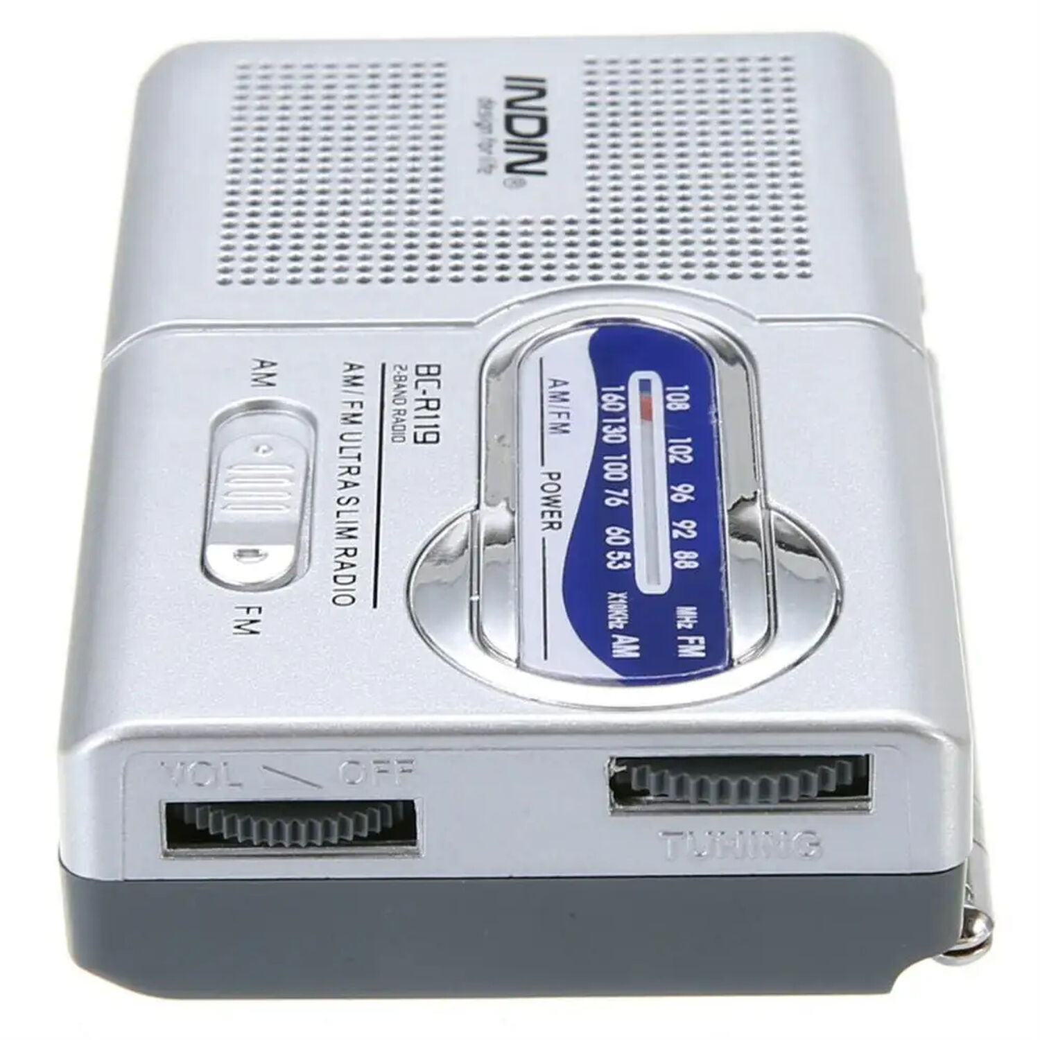 Radio Port&aacute;til Fm Am De Bolsillo Indin Bc-r119 image number 1.0