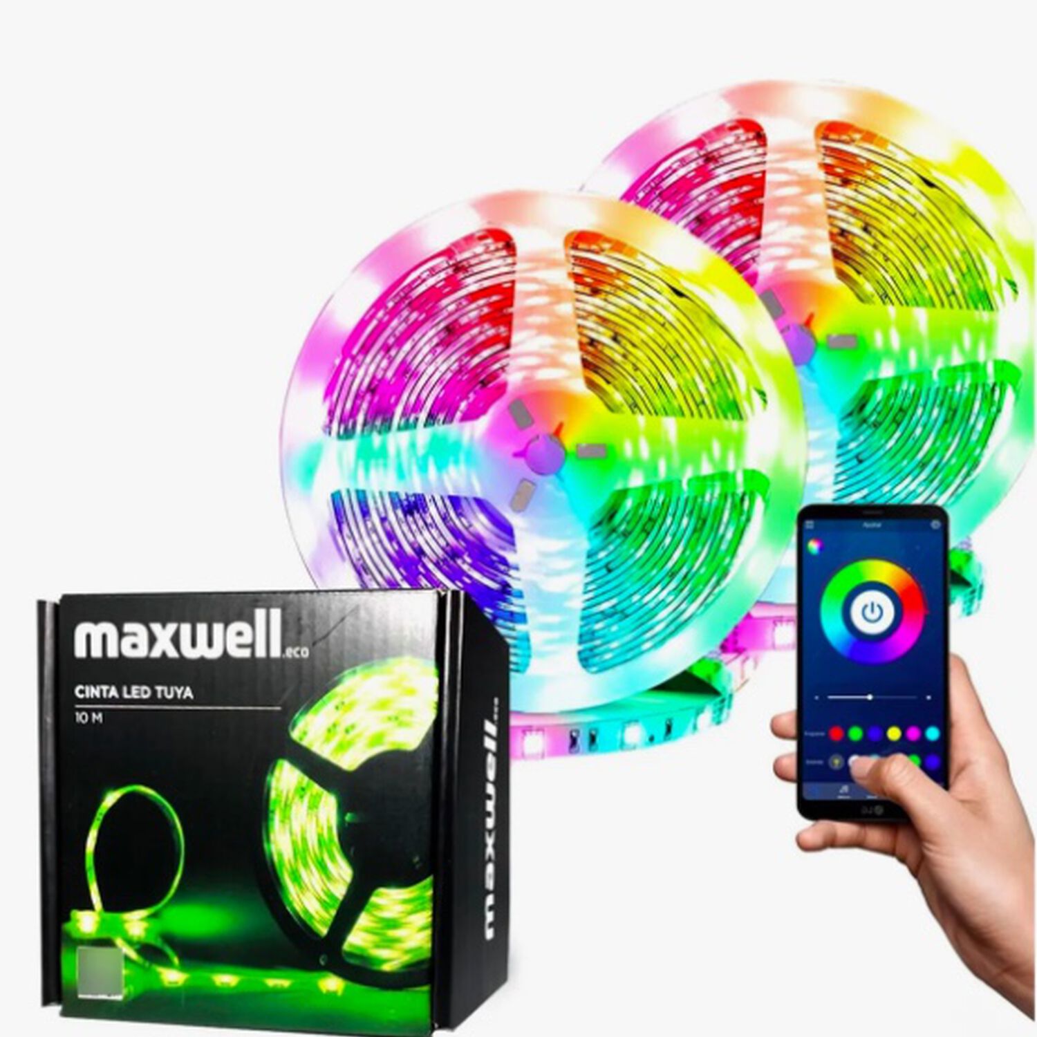 Tira Cinta Luces Led Rgb Wifi 10 Mt image number 0.0