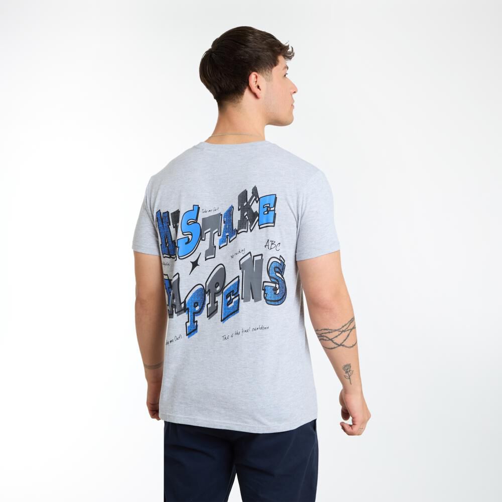 Polera Regular Manga Corta Cuello Redondo Hombre Skuad image number 3.0