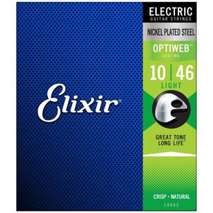 Cuerdas Para Guitarra Eléctrica Elixir Optiweb Light 10-46