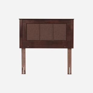 Cama Europea Rosen Indie / 1 Plaza / Base Normal + Respaldo Rachel